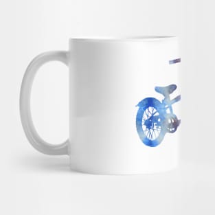 Blue Bicycle Mug